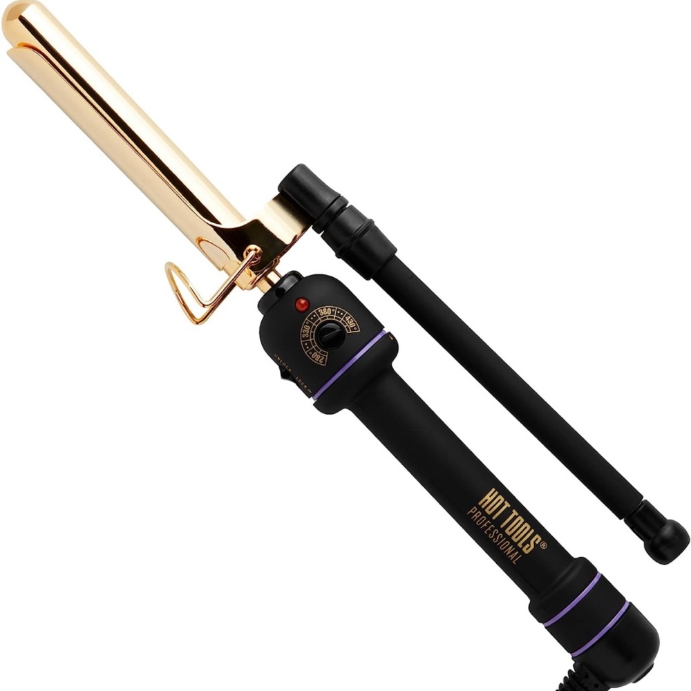NWOB HOT TOOLS CURLING IRON PRO ARTIST 24k GOLD MARCEL 3/4 INCH